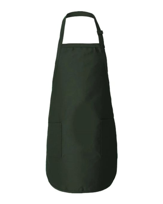 Q-Tees Full-Length Apron with Pockets - Q4350